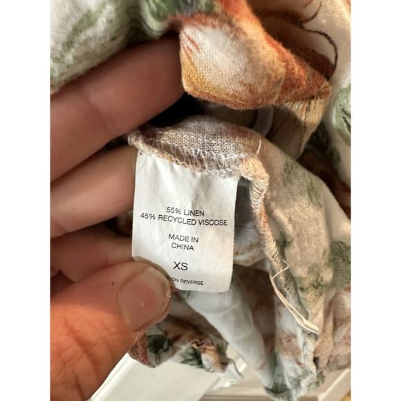 Happy X Nature Floral Wrap Dress With Pockets XS - Picture 6 of 6